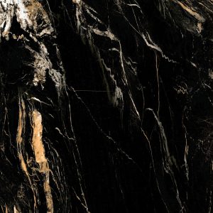 سرامیک مشکی رگه دار GoldenMarble Black | پولیش | 60*120| پرسلان | محصولات راک سرامیک