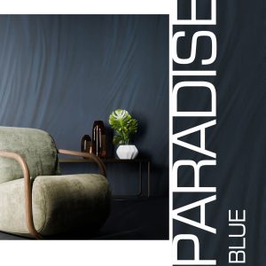 اسلب سرامیک آبی دکوراتیو Paradise Blue 120*270