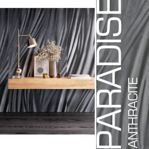 اسلب سرامیک طوسی تیره دکوراتیو Paradise Anthracite 120*270