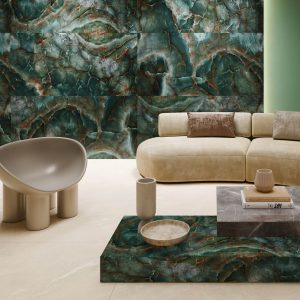 سرامیک سبز طرح سنگ Amber 80*160