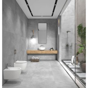 سرامیک طوسی بتنی روشن   Foggy Light Grey 80*160