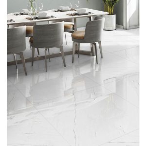 سرامیک پرسلان نانوپولیش سنگ ازنا Milky White 120*120