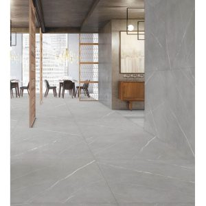 سرامیک پرسلان طوسی رگه دار مات Pietra Light Grey 120*120