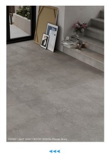 سرامیک پرسلان سطح رستیک Foggy Light Grey Decor 120*120