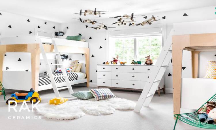 معیارهای ایمنی و بهداشت در سرامیک اتاق کودک